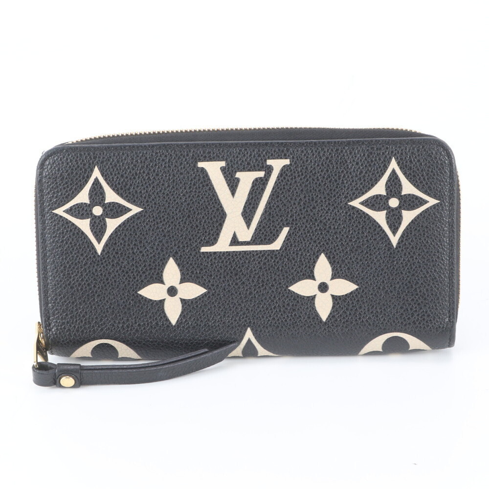 Louis Vuitton RFID-protected Monogram Empreinte Zippy Wallet M80481 Leather L...